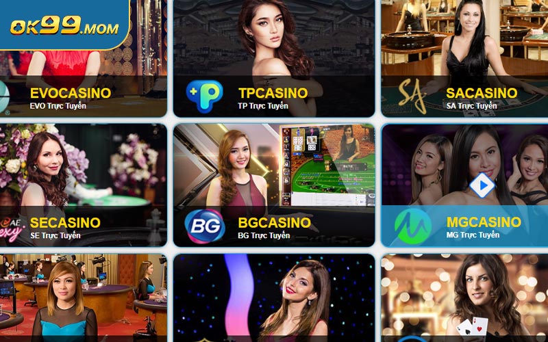 Casino OK99 hợp tác với nhà phát hành uy tín?