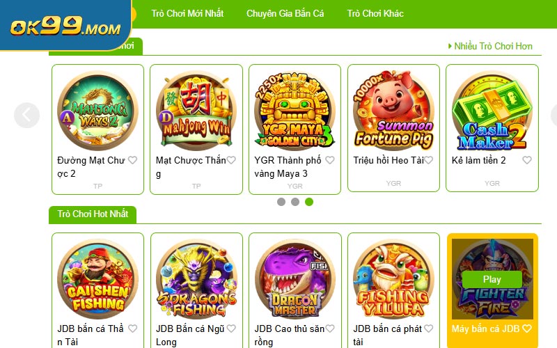 Top game bắn cá đổi thưởng OK99 uy tín
